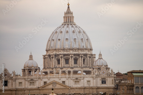 Quadro em tela Cúpula basílica de San Pedro, Vaticano