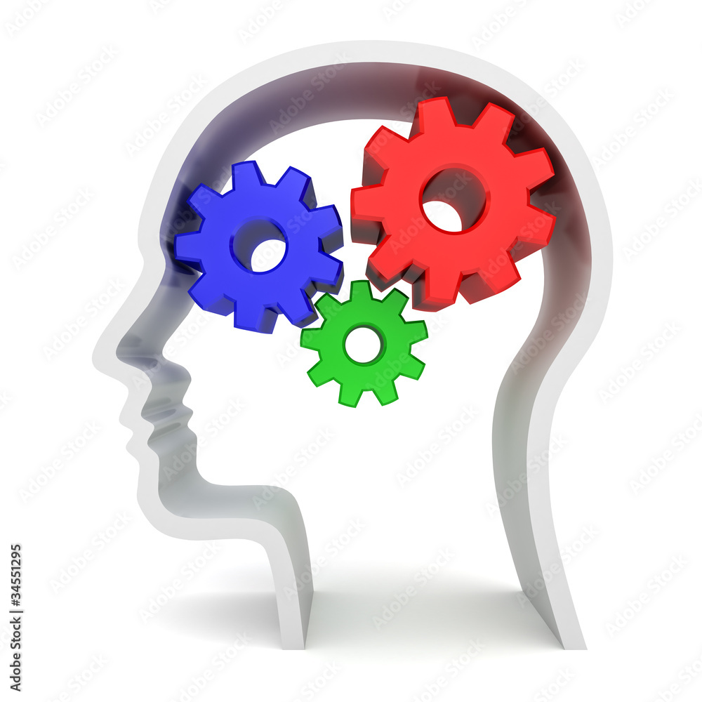 Intelligence and brain function concept Intelligence and brain function concept