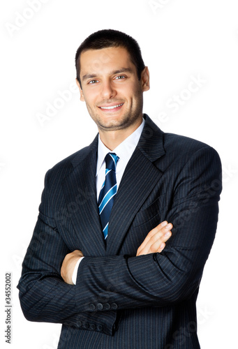 Fotografi Businessman, isolated on white background