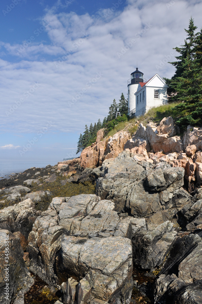 Obraz premium Bass Harbor Lighthouse, Acadia national park