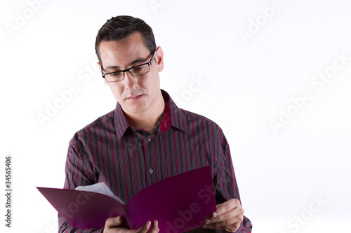 young man attractive boy student
