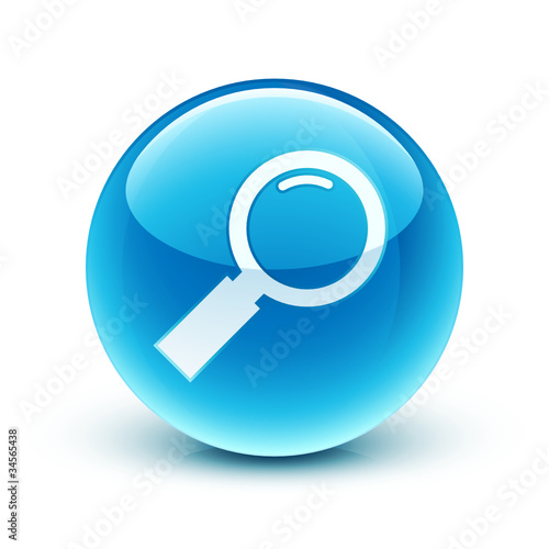 icône loupe zoom / magnifying glass icon