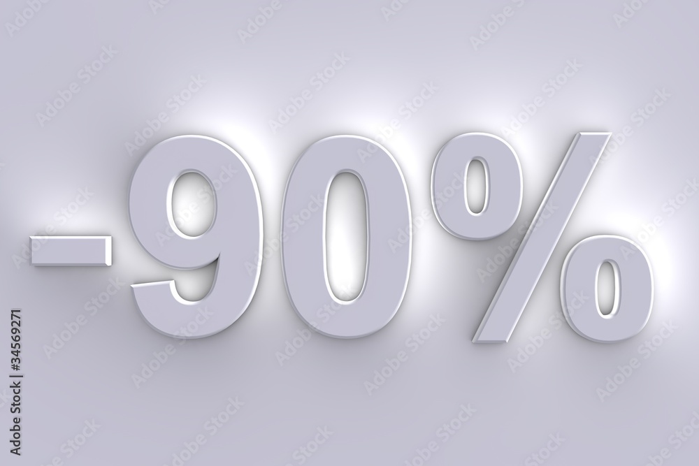 -90 % -90 %
