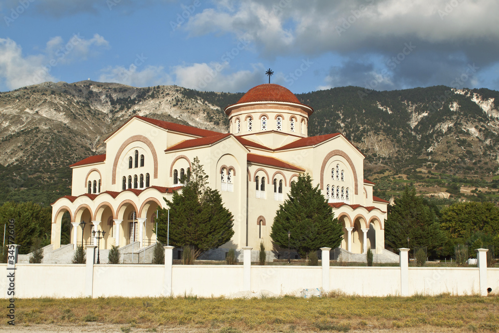 Saint Gerasimos of Omalon at Kefalonia island in Greece