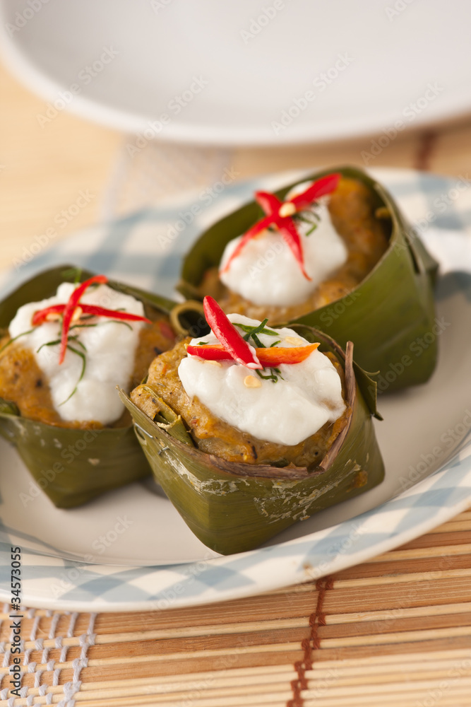 red curry pudding red curry pudding