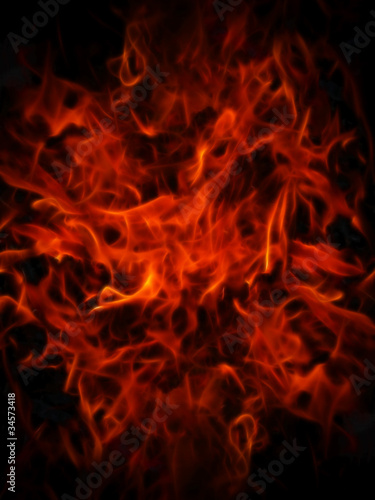 Fire and Flames Background