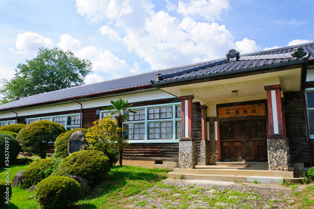 Kinehara school in Iida, Nagano, Japan