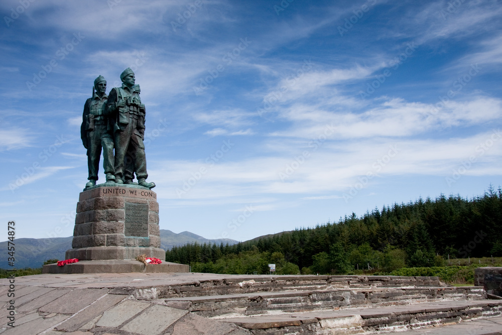 Commando War Memorial  Spean Bridge Lochaber Scotland