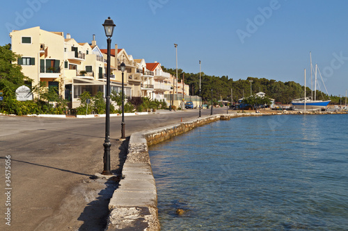 Traditional greek city of Argostoli at Kefalonia island © Panos