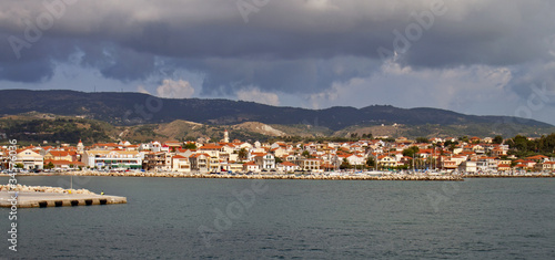 Lixouri city of Kefalonia island in Greece. photo