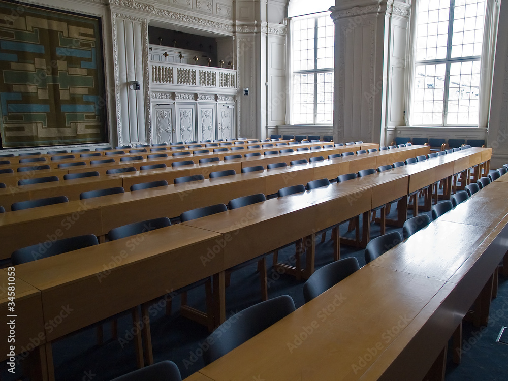 Classical conference center hall