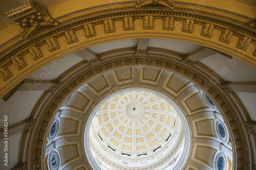 Dome of Senate House in Downtown Denver  Colorado  USA