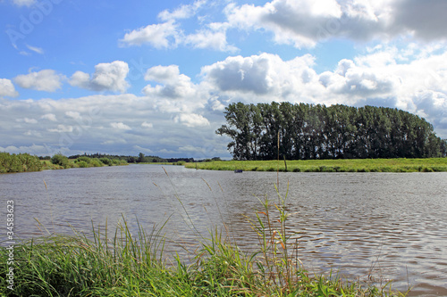Konstfotografi Am Dreyschloot – typische ostfriesische Landschaft