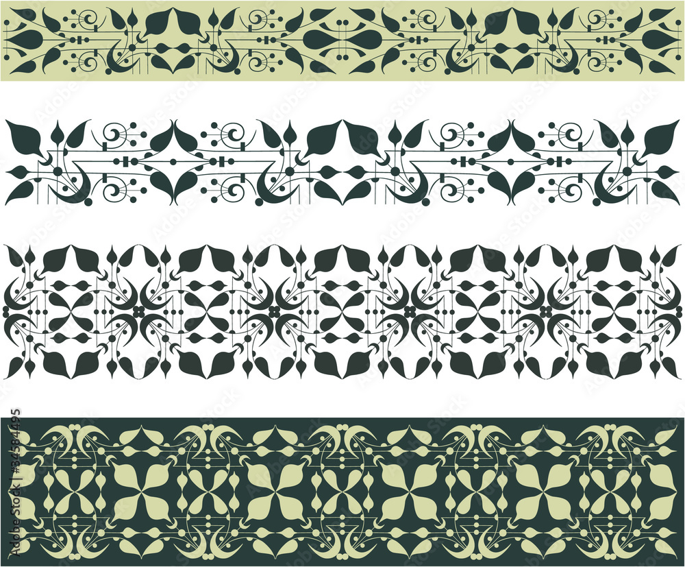 Ornamental borders Ornamental borders