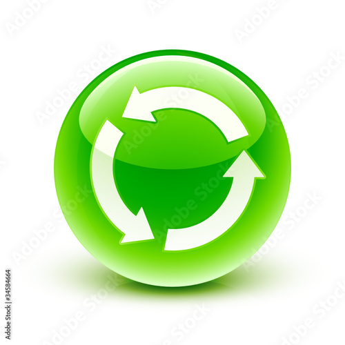 icône recyclage / recycling icon