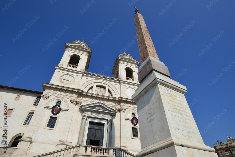 church Trinita del Monti in Rome