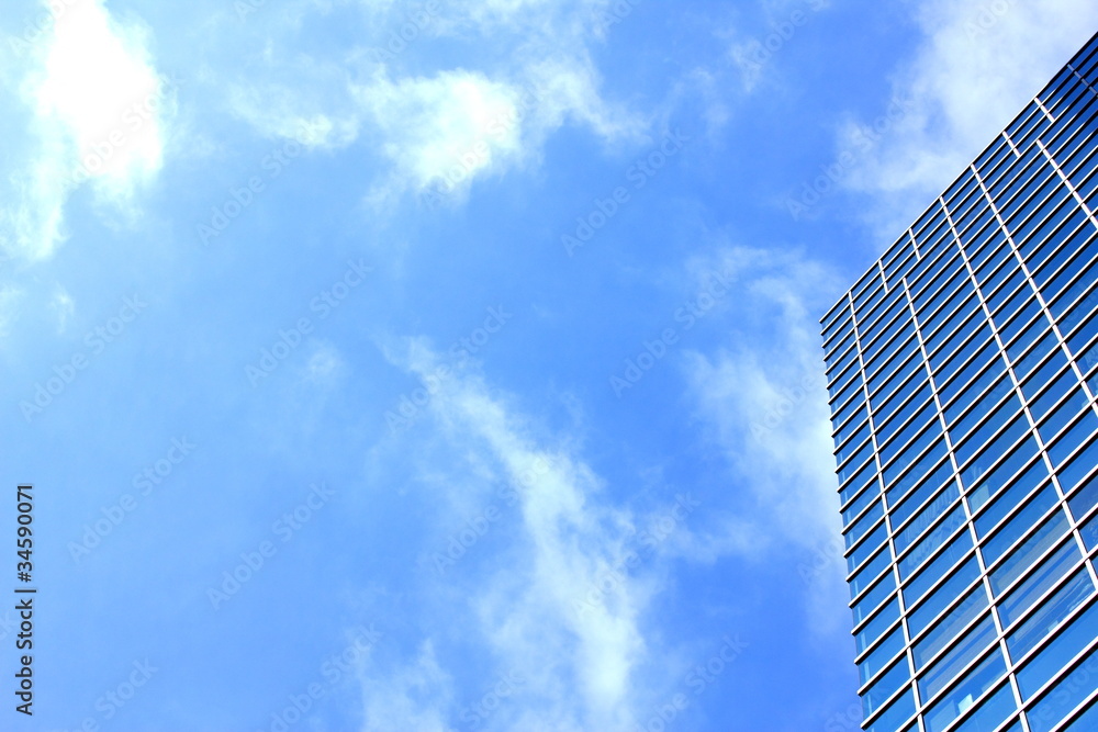 青空とビル 青空とビル