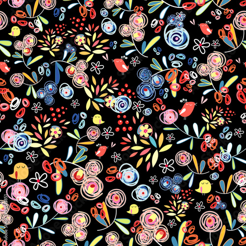 texture of the leaves and flowers