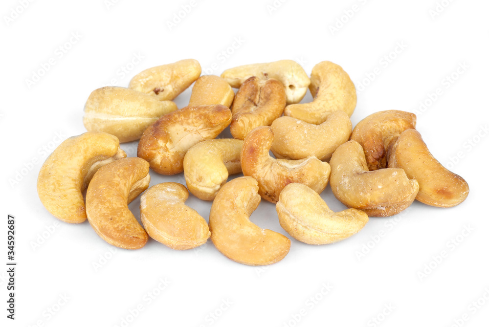 Some roasted cashew nuts Some roasted cashew nuts