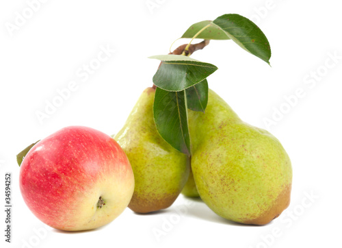 .pear and apple