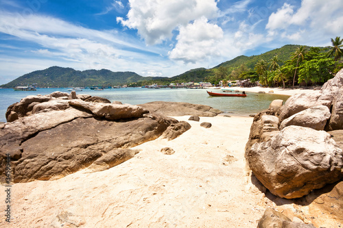 Exotic tropical beach.