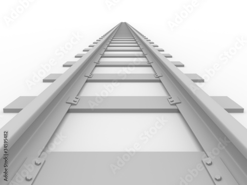 Straight railroad