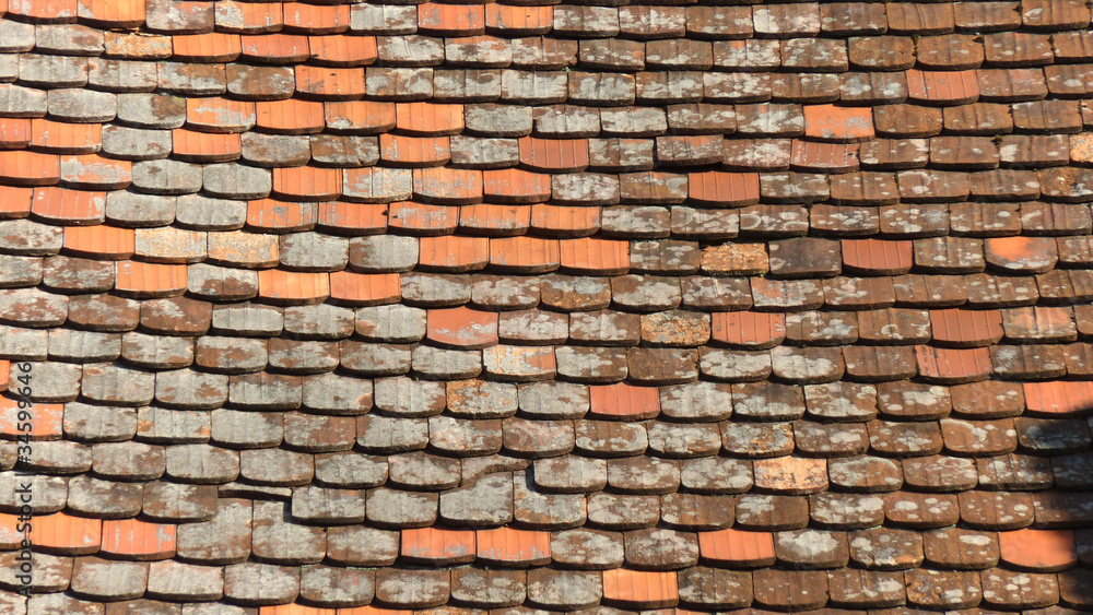 Obraz premium Stary dachówka