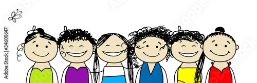 Hen party! Funny friends for your design