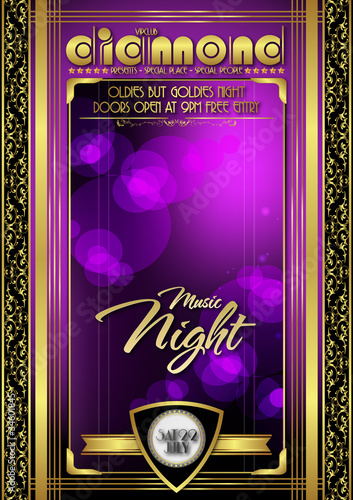 Disco Flyer Vintage