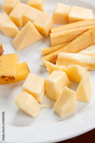 plate of cheese