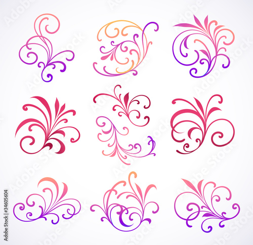 Set of design elements