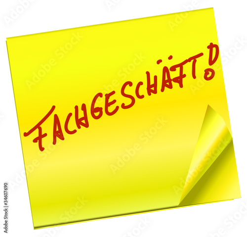 Haftnotiz - Fachgeschäft