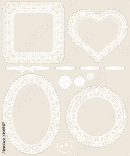 Lace frames