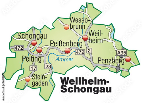 Landkreis Weilheim-Schongau Variante2