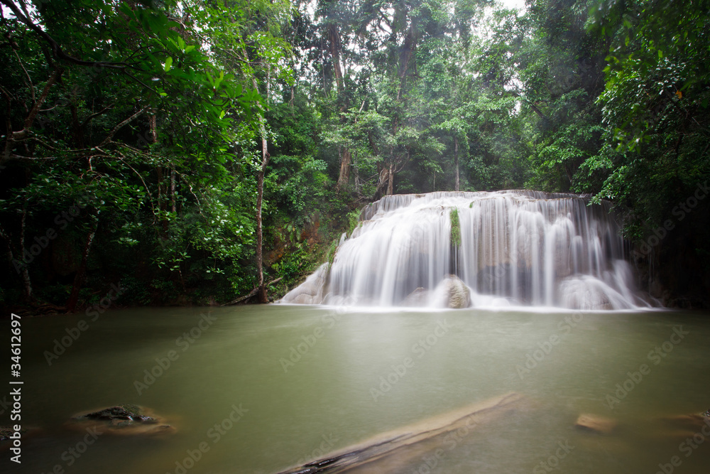 Erawan Waterfall - 2nd layer Erawan Waterfall - 2nd layer