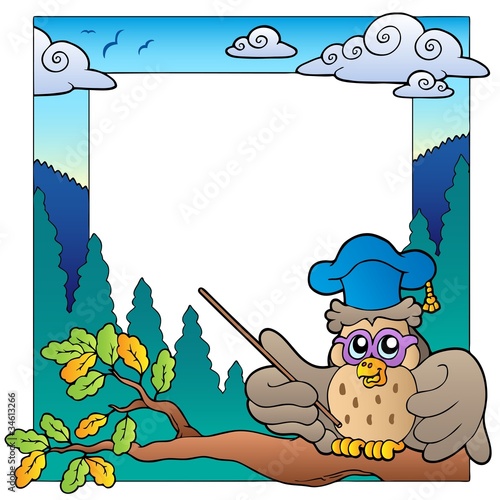 School theme frame 3