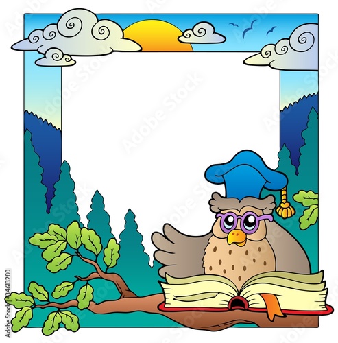 School theme frame 4
