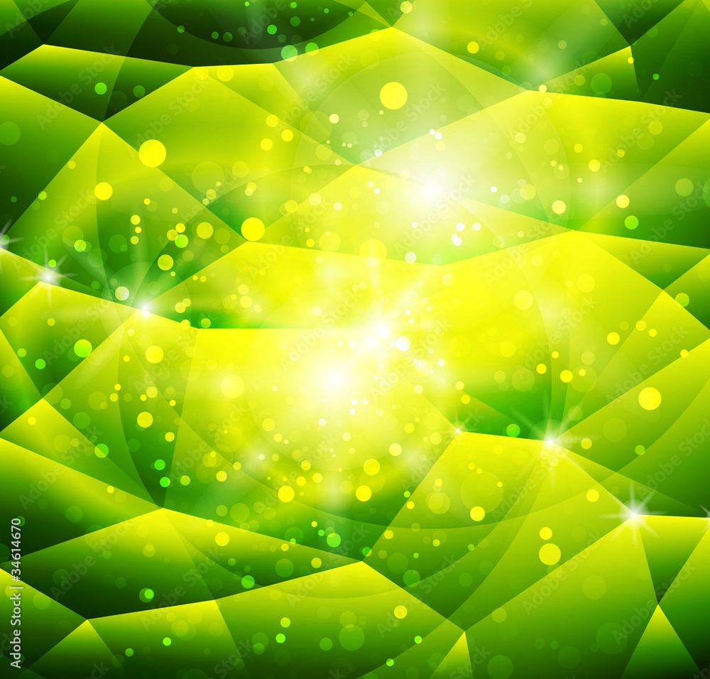 Abstract vector green shiny background Abstract vector green shiny background