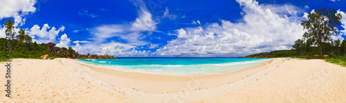 Panorama of tropical beach