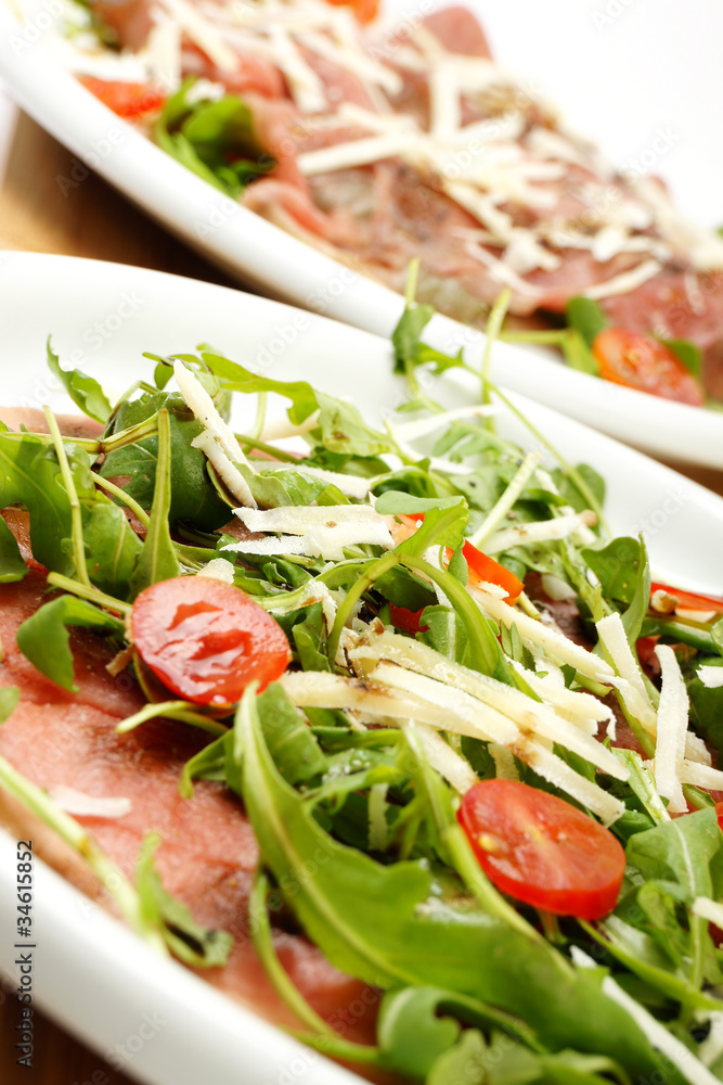 carpaccio mit ruccola #4 carpaccio mit ruccola #4