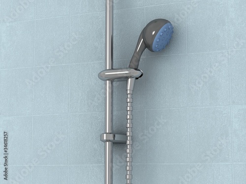 Картината върху платно Close-up of showerhead