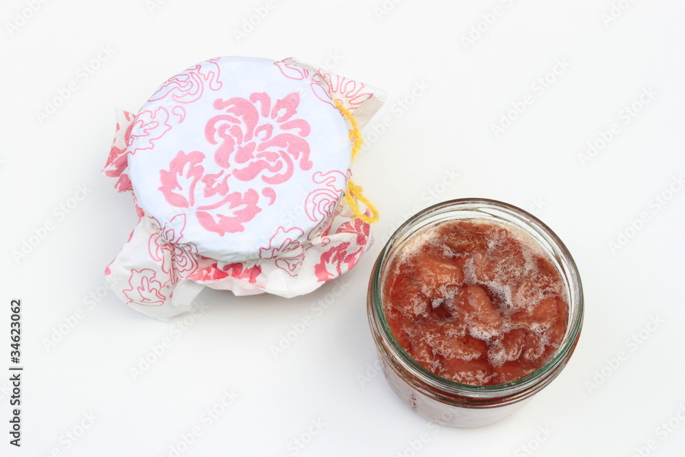 Fototapeta premium Erdbeermarmelade
