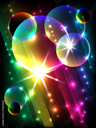 glowing stripes, vector