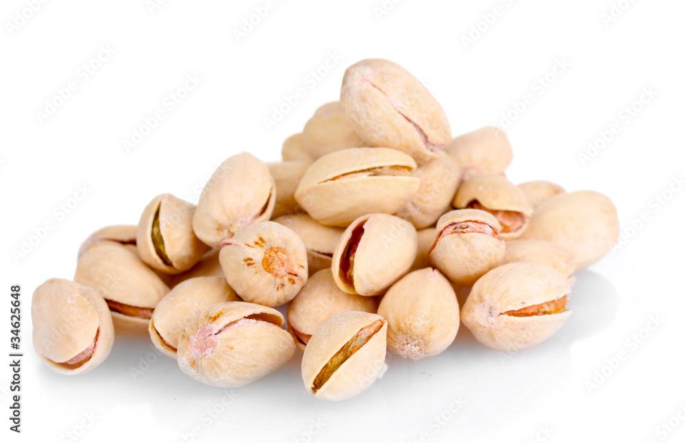 pistachios nuts isolated on white pistachios nuts isolated on white