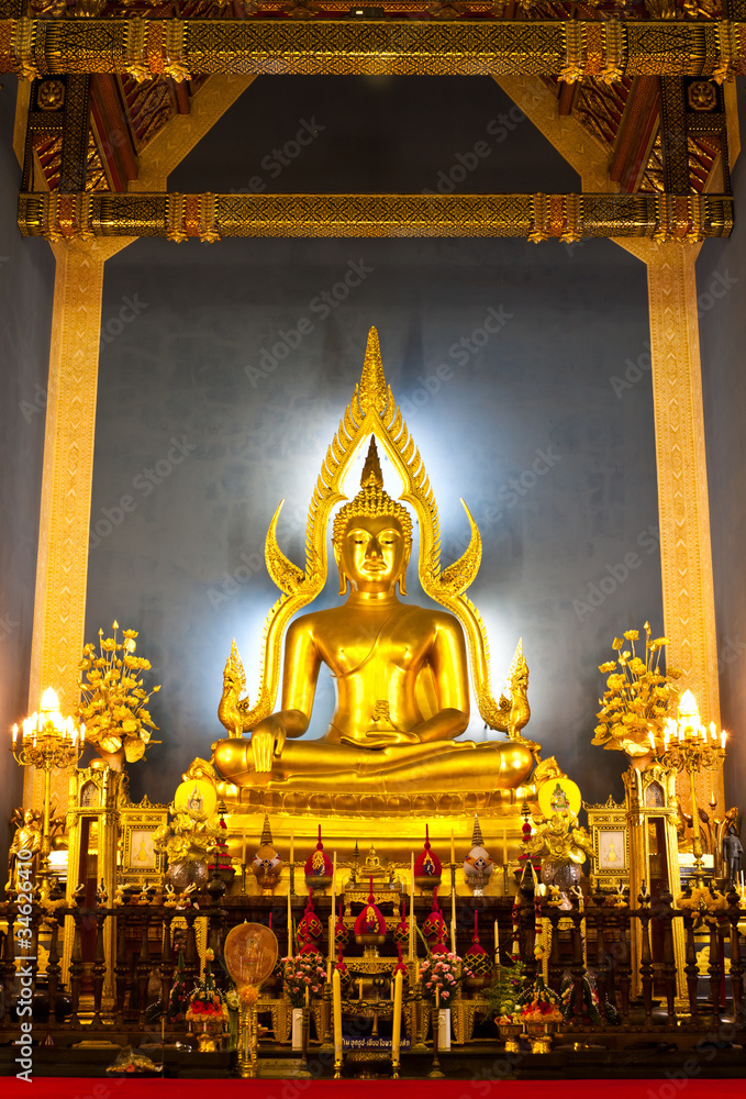 Principle Buddha at Benchamabopit Temple, Thailand