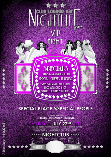 VIP Party Flyer