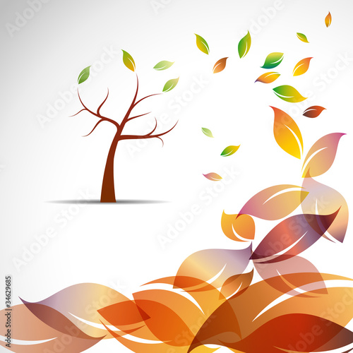 Abstract Autumn # Vector