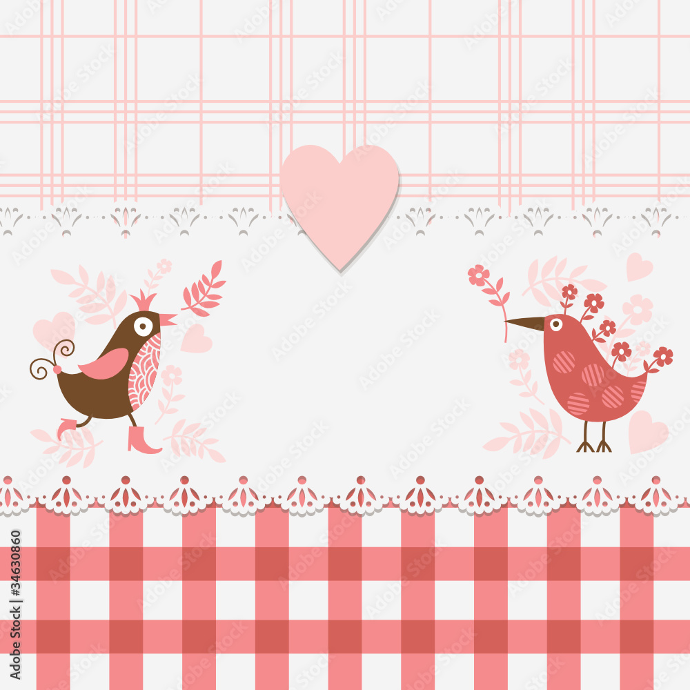 Greeting card with place for text Greeting card with place for text