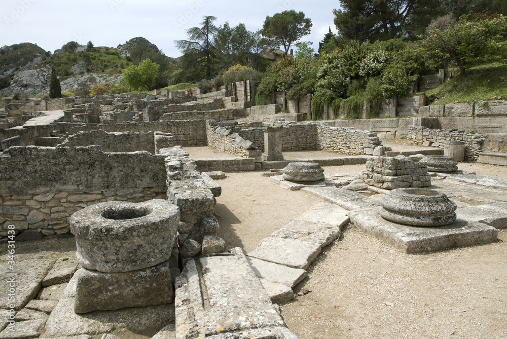 13; Saint Rémy de Provence; site archéologique Glanium
