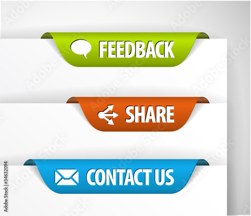 Vector Feedback, Share and Contact Labels